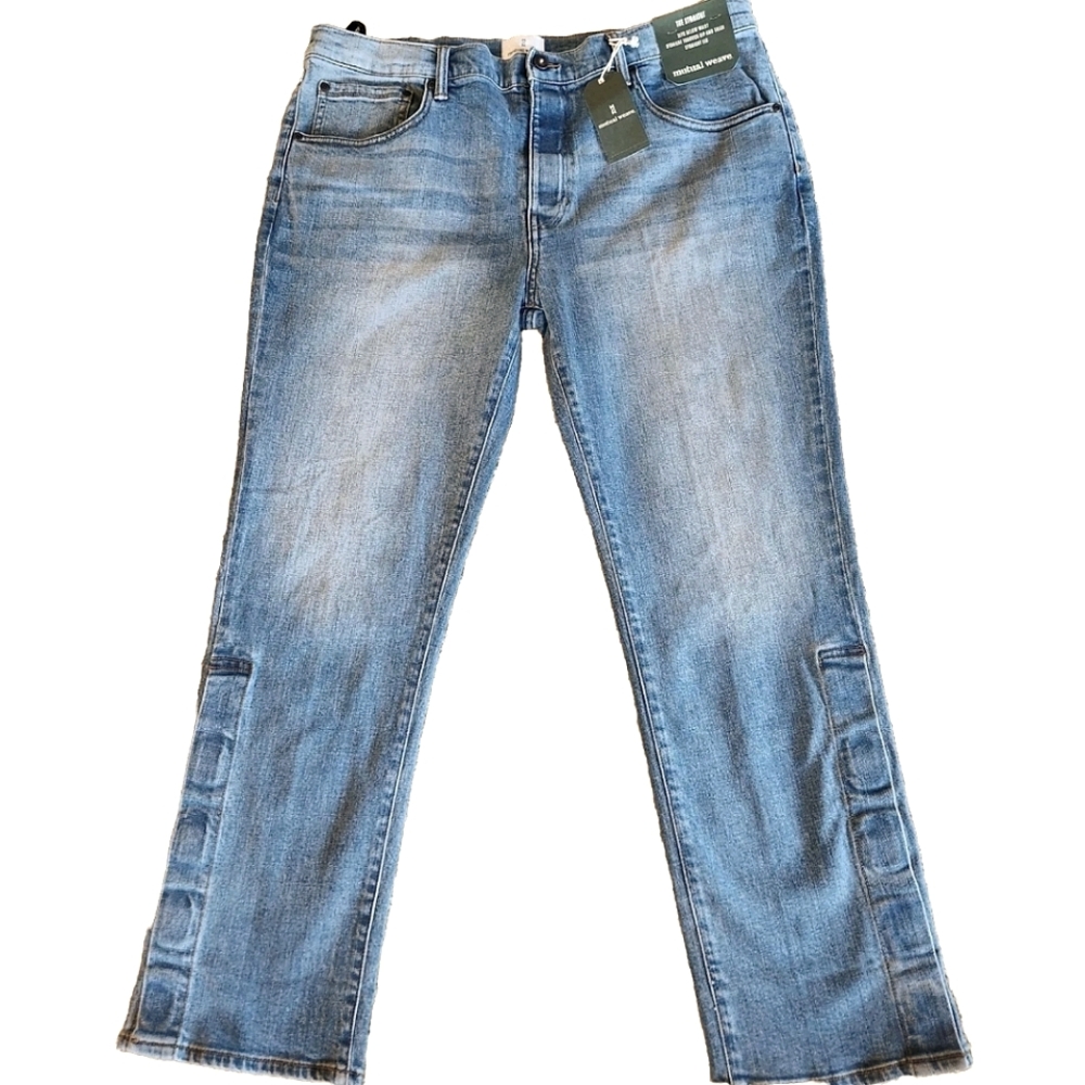 NWT Mutual Weave Adaptive Straight Leg Jeans 38x30